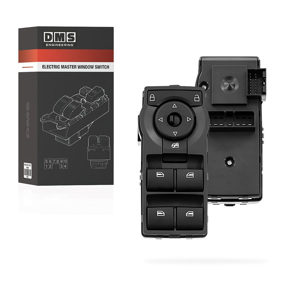 Holden Commodore VE (2006 - 2013) Black 4 Buttons Electric Master Window Switch