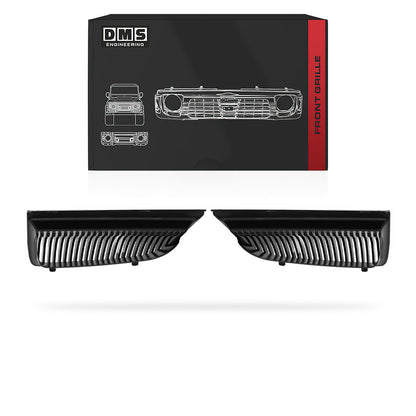 Holden Commodore VX / VU (2000 - 2002) Black Grille LH + RH