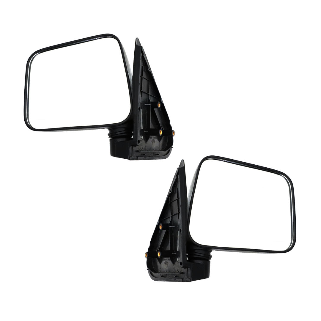 Holden Rodeo TF (1997 - 2003) Black Door Mirrors LH + RH