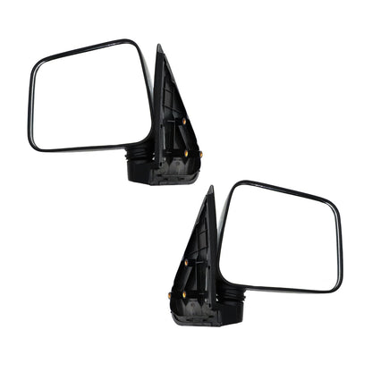 Holden Rodeo TF (1997 - 2003) Black Door Mirrors LH + RH