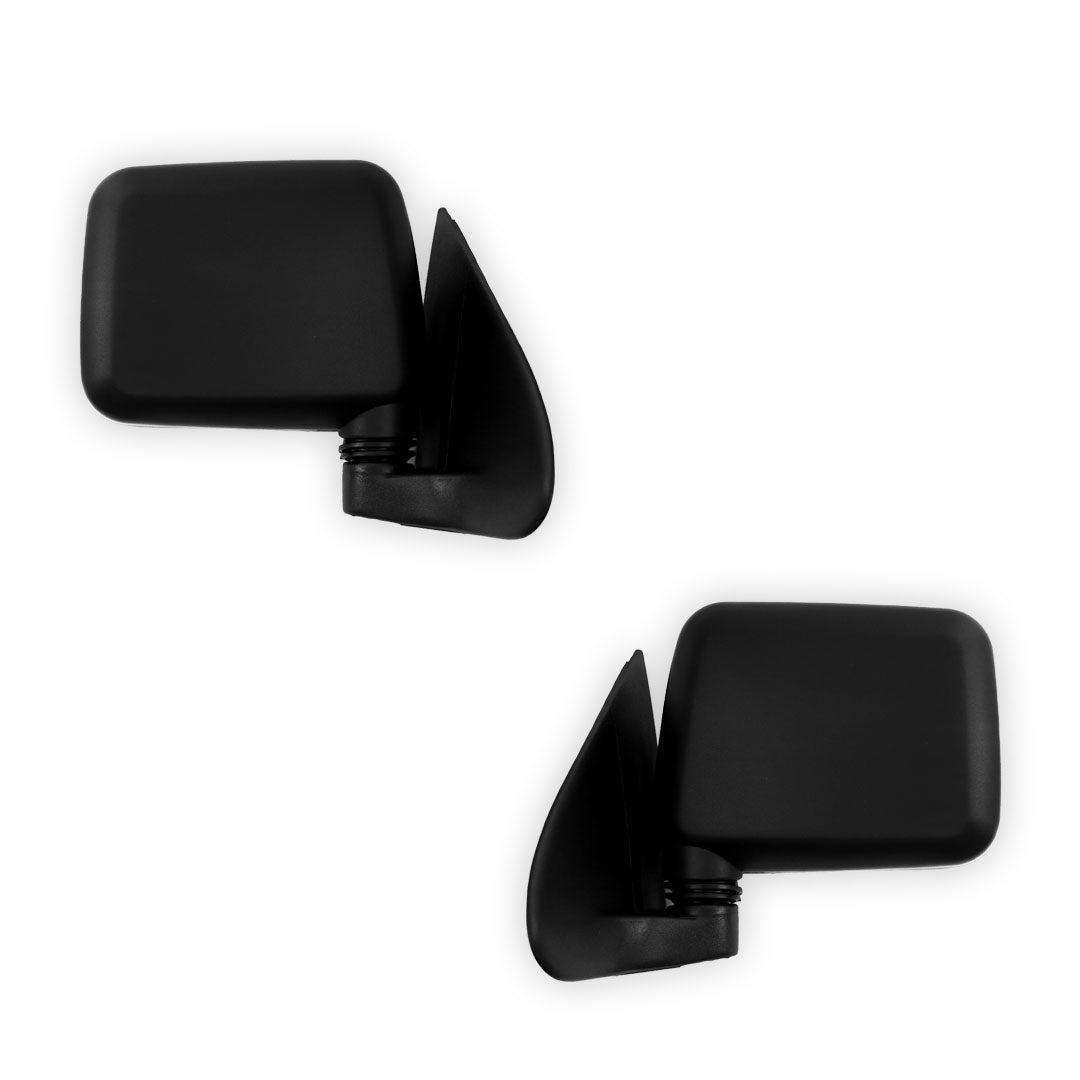 Holden Rodeo TF (1997 - 2003) Black Door Mirrors LH + RH