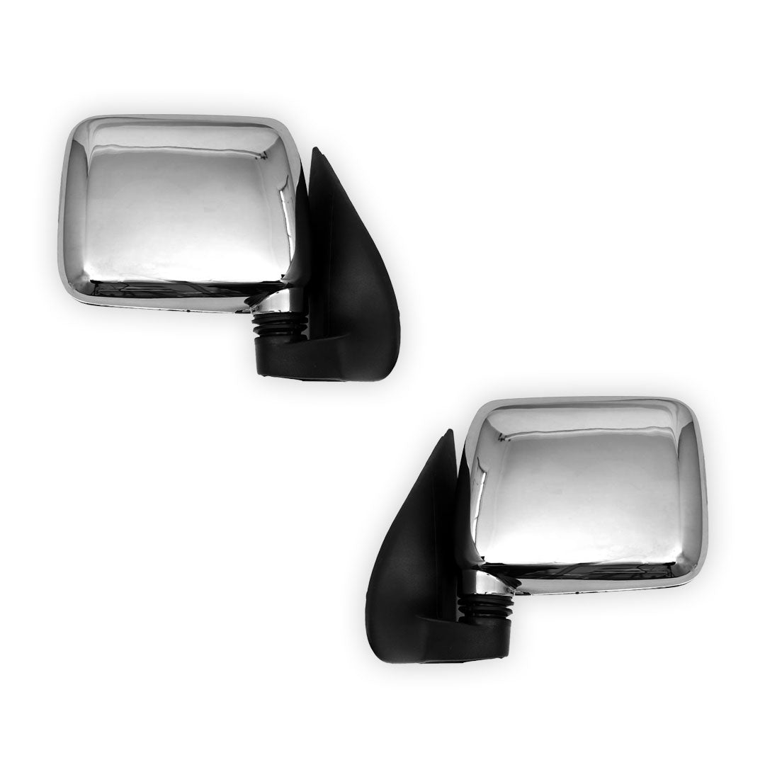 Holden Rodeo TF (1997 - 2003) Chrome Door Mirrors LH + RH