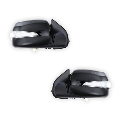 Holden Rodeo RA (2006 - 2008) Electric Black Door Mirrors LH + RH