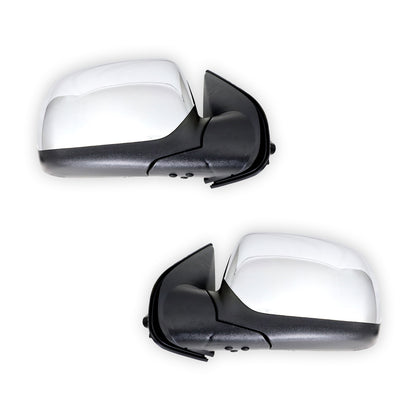 Holden Rodeo RA (2003 - 2007) Electric Chrome Door Mirrors LH + RH