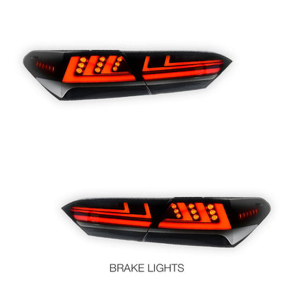 Toyota Camry XV70 (2018 - 2021) RGB Lambo Style Tail Lights LH + RH