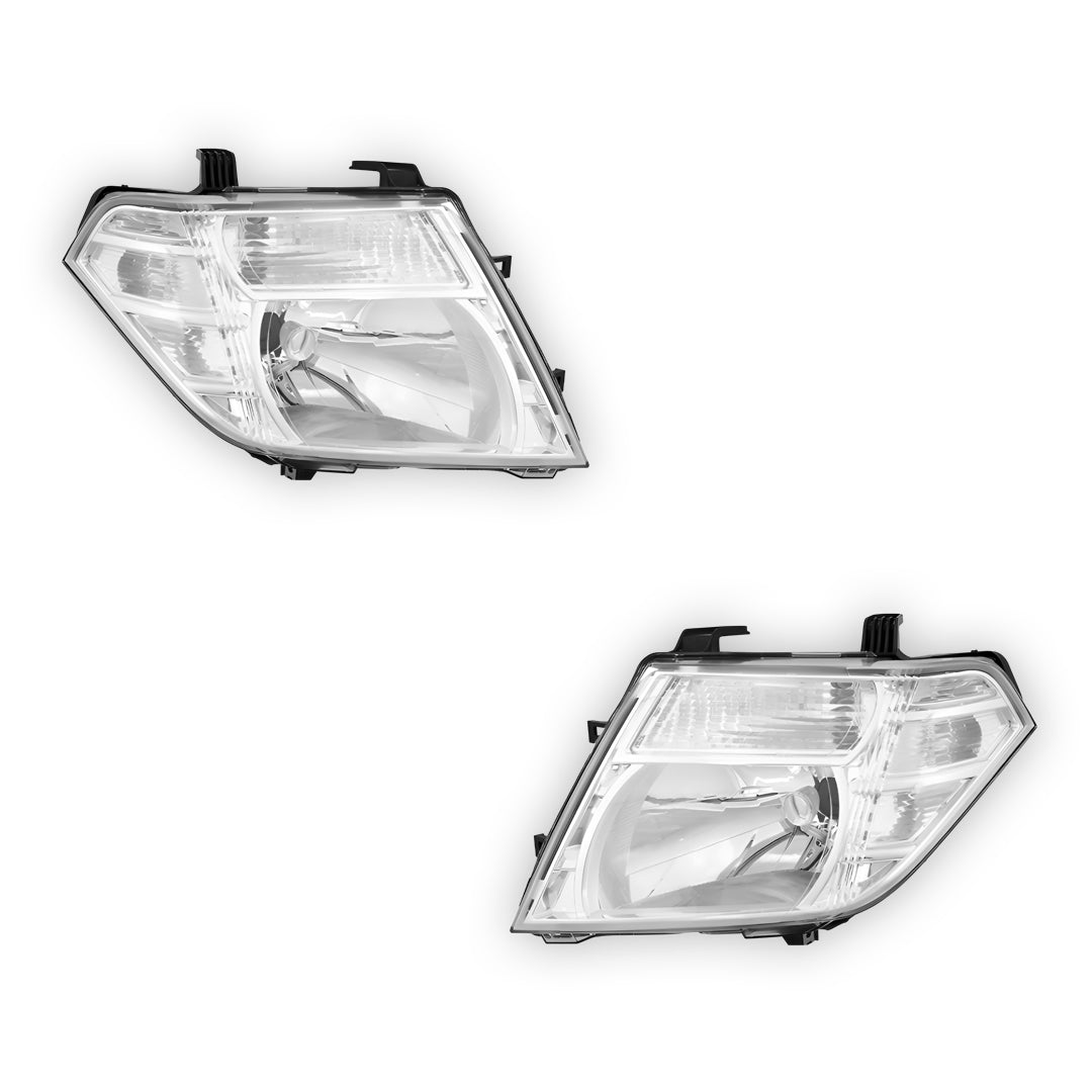 Nissan Navara D40 (2010 - 2015) Headlights No Xenon Without Motor LH + RH