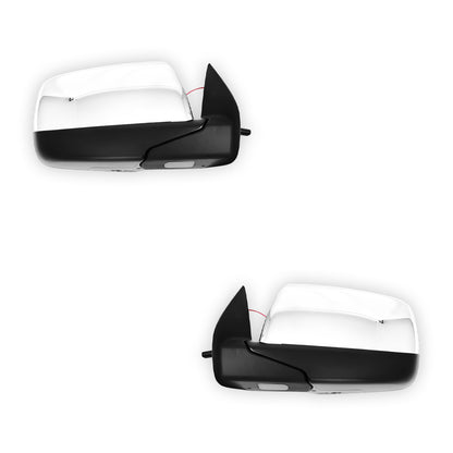 Ford Ranger PJ (2006 - 2009) Chrome Electric Door Mirrors LH + RH
