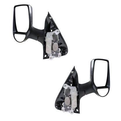 Ford Transit VH / VJ (2000 - 2006) Manual Van Black Short Arm Door Mirrors LH + RH