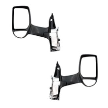 Ford Transit VH / VJ (2000 - 2006) Electric Black Long Arm Door Mirrors LH + RH