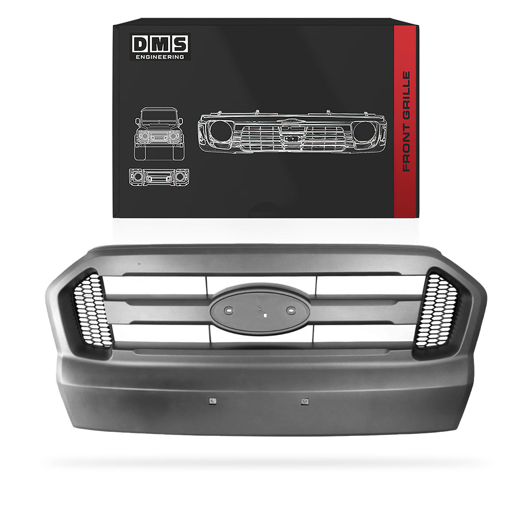 Ford Ranger PX MK3 (2018 - 2020) Black / Chrome Grille