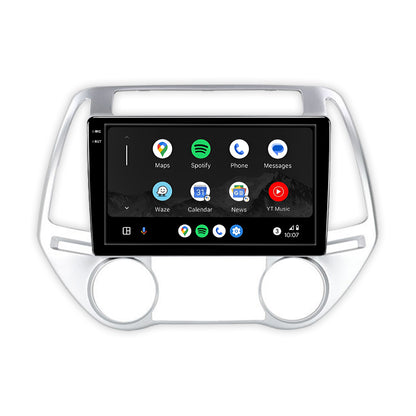 Hyundai i20 PB Series 1 / 2 (2008 - 2014) 9" Wireless Android 16 Head Unit for Apple CarPlay / Android Auto