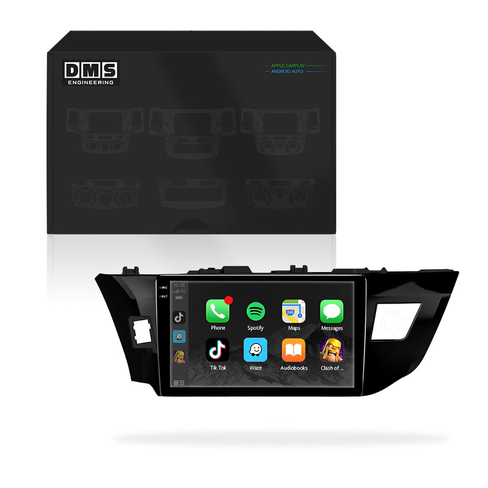 Toyota Corolla E160 / E170 / E180 (2014 - 2016) 10" Wireless Android 15 Head Unit for Apple CarPlay / Android Auto