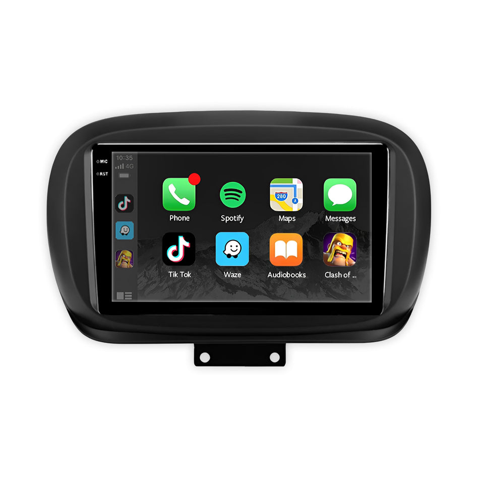 Fiat 500X (2014 - 2020) 9" Wireless Android 15 Head Unit for Apple CarPlay / Android Auto