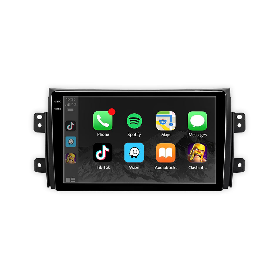 Fiat Sedici 189 (2005 - 2014) 9" Wireless Android 15 Head Unit for Apple CarPlay / Android Auto