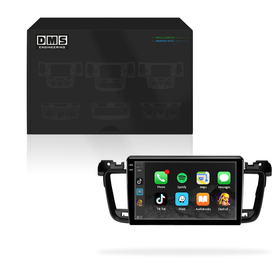 Peugeot 508 (2011 - 2018) 9" Wireless Android 15 Head Unit for Apple CarPlay / Android Auto