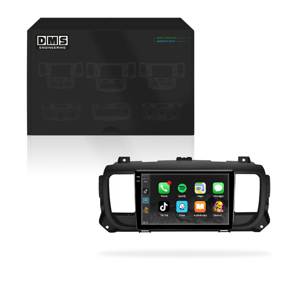 Peugeot Expert Series 3 (2016 - 2021) 9" Wireless Android 15 Head Unit for Apple CarPlay / Android Auto