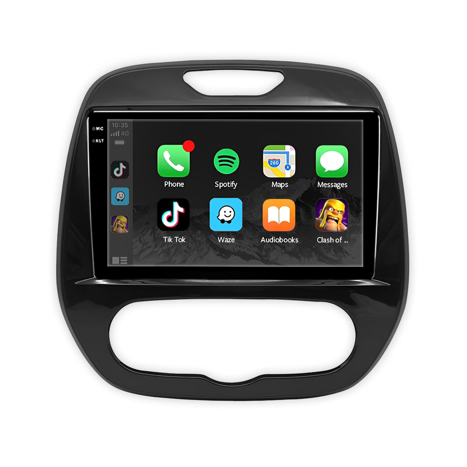 Renault Captur Series 2 (2016 - 2019) 9" Wireless Android 15 Head Unit for Apple CarPlay / Android Auto
