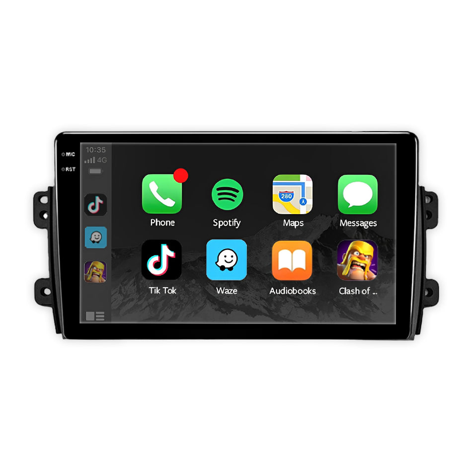 Suzuki SX4 GYA / GYB / GYC (2006 - 2014) 9" Wireless Android 15 Head Unit for Apple CarPlay / Android Auto