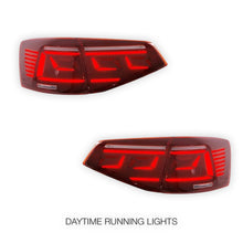 Volkswagen Jetta MK6 (2015 - 2018) Sequential Red Tail Lights LH + RH
