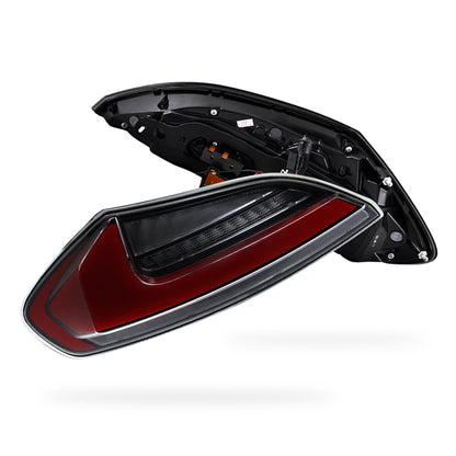 BMW Z4 E89 (2009 - 2016) Clear Red Nike Style Sequential LED Tail Lights LH + RH