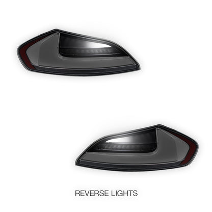 BMW Z4 E89 (2009 - 2016) Smoked White Nike Style Sequential LED Tail Lights LH + RH