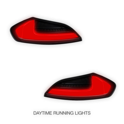 BMW Z4 E89 (2009 - 2016) Smoked Red Nike Style Sequential LED Tail Lights LH + RH