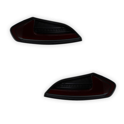 BMW Z4 E89 (2009 - 2016) Smoked Red Nike Style Sequential LED Tail Lights LH + RH