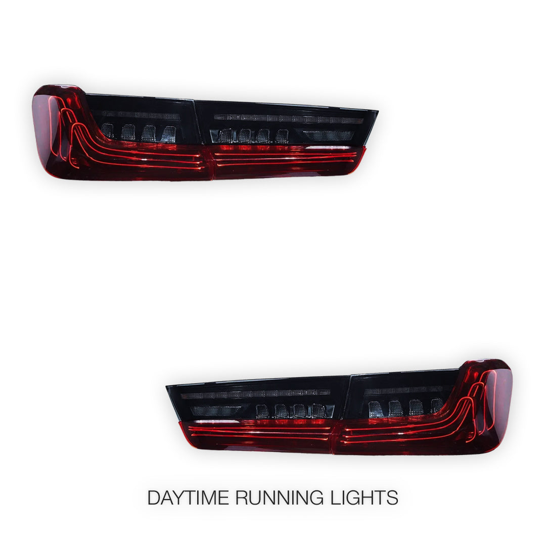 BMW 3-Series G20 (2019 - 2022) Sequential Red Full LED Tail Lights LH + RH