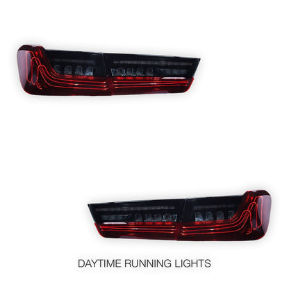 BMW 3-Series G20 (2019 - 2022) Sequential Red Full LED Tail Lights LH + RH