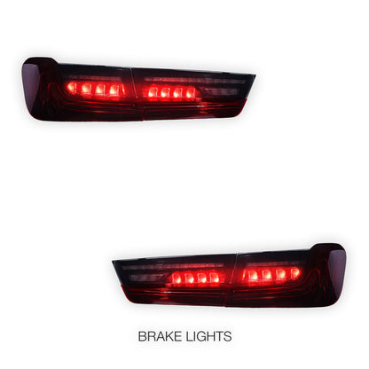BMW 3-Series G20 (2019 - 2022) Sequential Red Full LED Tail Lights LH + RH
