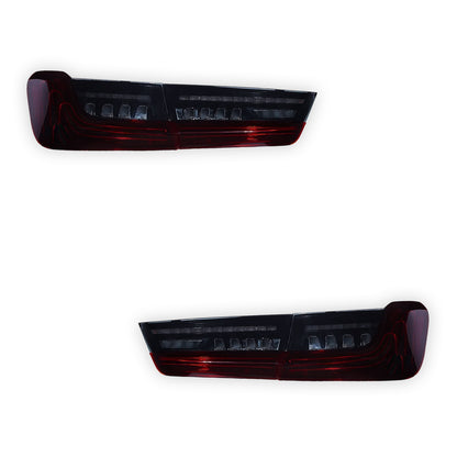 BMW 3-Series G20 (2019 - 2022) Sequential Red Full LED Tail Lights LH + RH