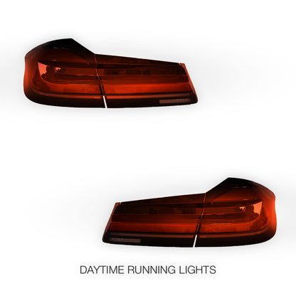 BMW 5-Series G30 (2018 - 2020) Sequential Smoked LED Tail Lights LH + RH