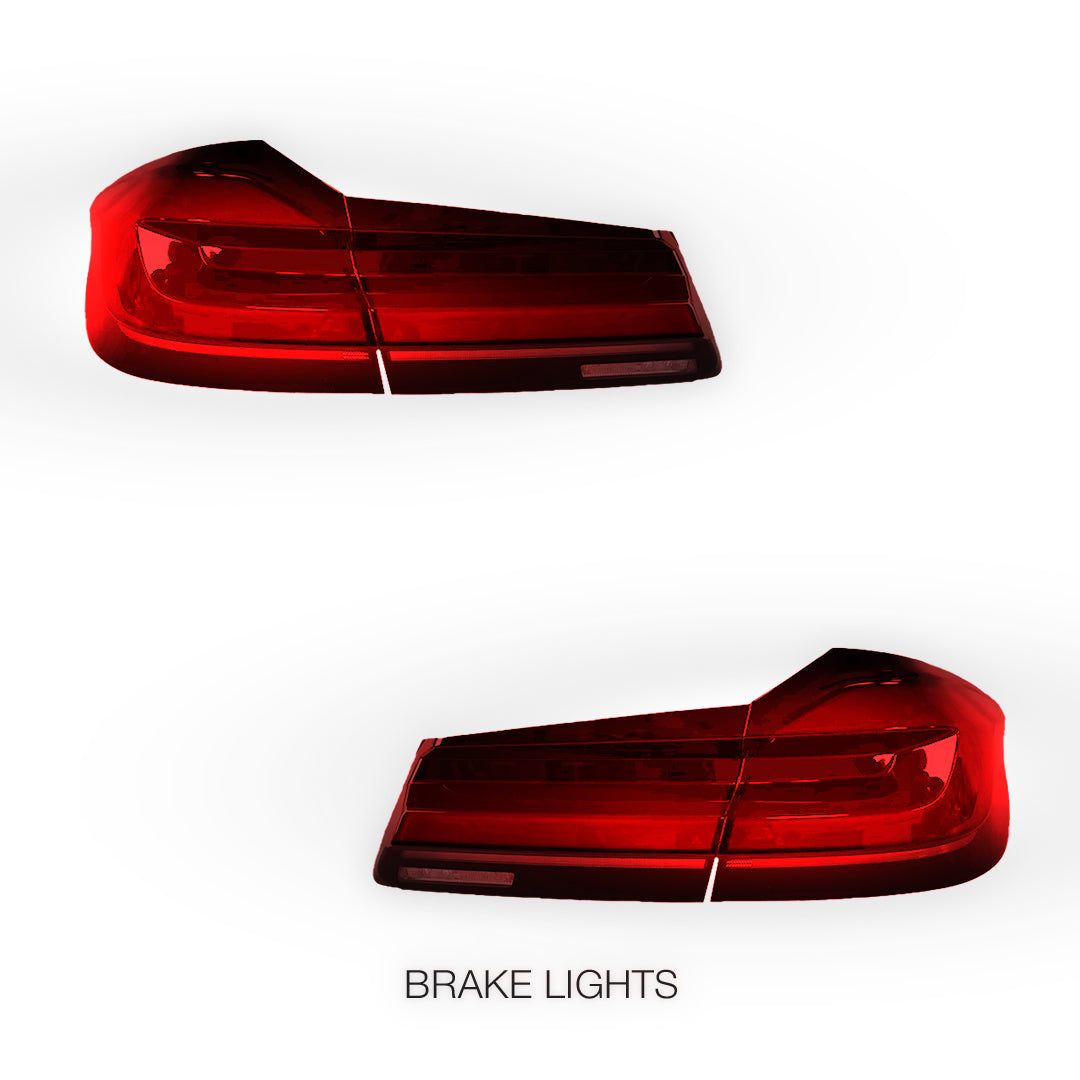 BMW 5-Series G30 (2018 - 2020) Sequential Smoked LED Tail Lights LH + RH