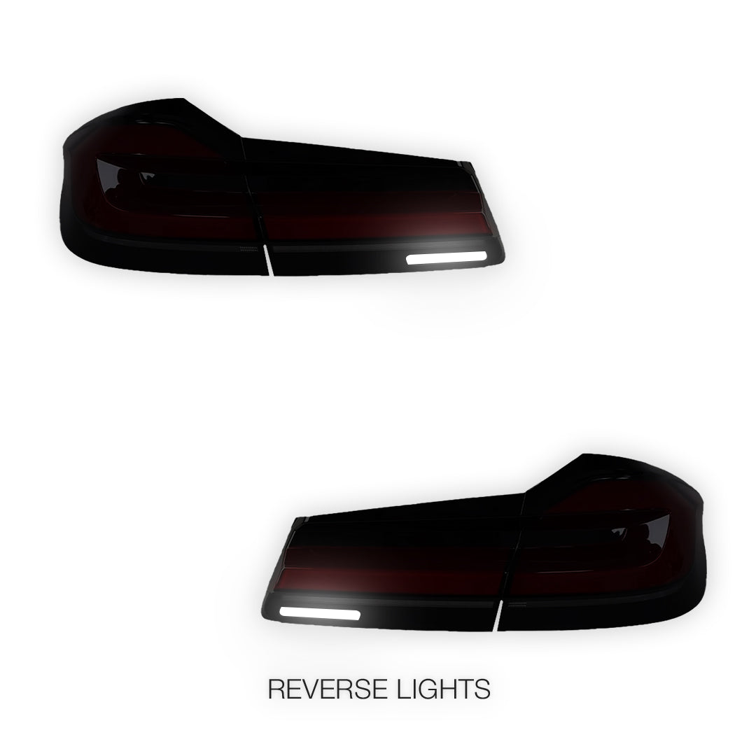 BMW 5-Series G30 (2018 - 2020) Sequential Smoked LED Tail Lights LH + RH