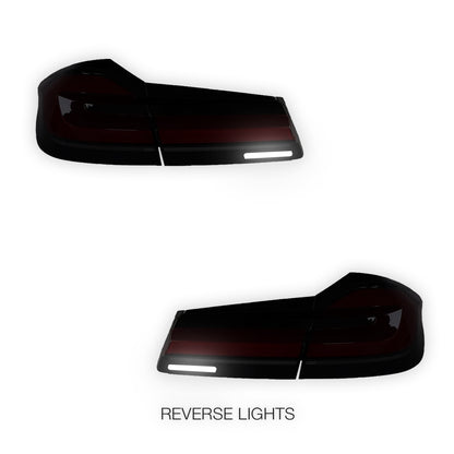 BMW 5-Series G30 (2018 - 2020) Sequential Smoked LED Tail Lights LH + RH
