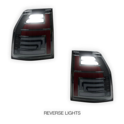 Mitsubishi Pajero NT / NW / NX (2009 - 2022) Smoked Sequential Full LED Tail Lights LH + RH