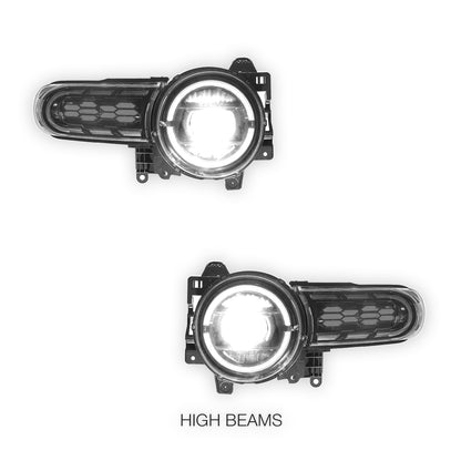 Toyota FJ Cruiser (2007 - 2020) Sequential Hexangonal Projector Headlights LH + RH