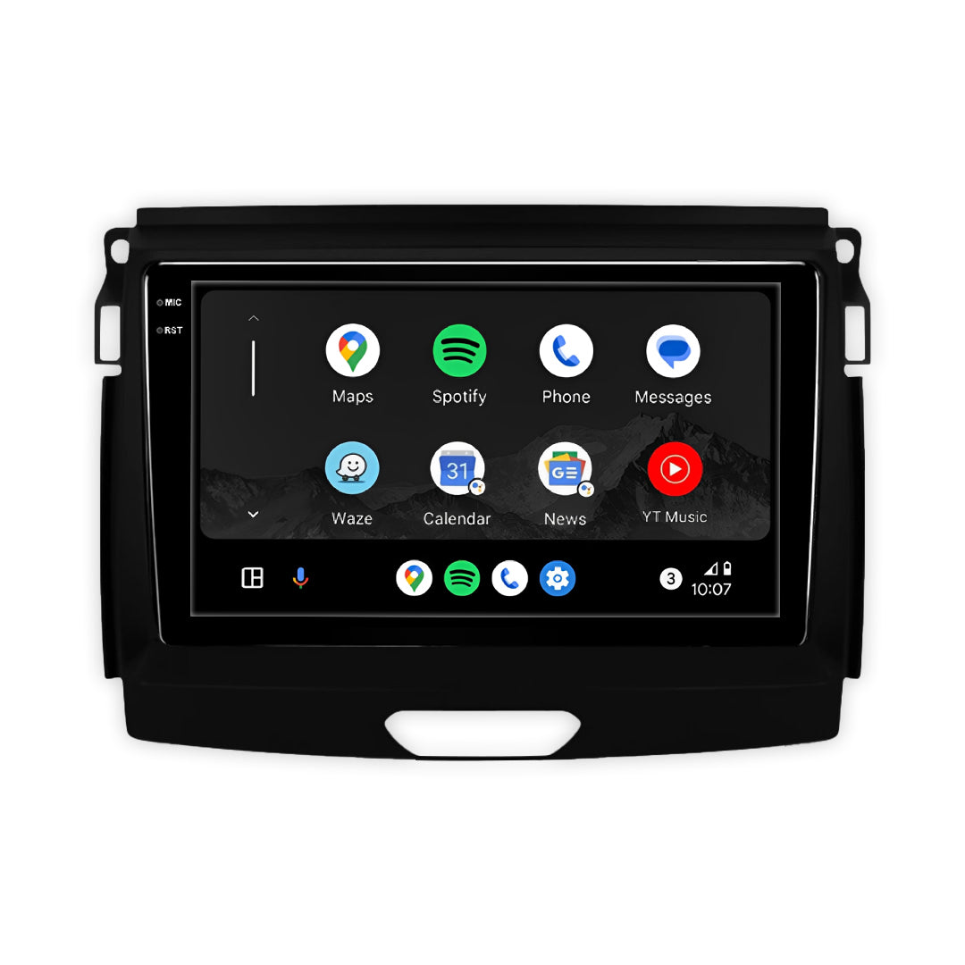 Ford Ranger MK2 / MK3 (2015 - 2021) 9" Wireless Android 13 Touchscreen Stereo for Apple CarPlay / Android Auto