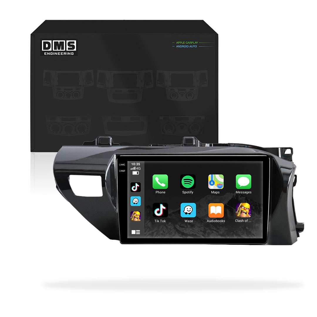 Toyota Hilux GR N80 (2015 - 2025) 10" 13.3" Wireless Android 16 Head Unit for Apple CarPlay / Android Auto