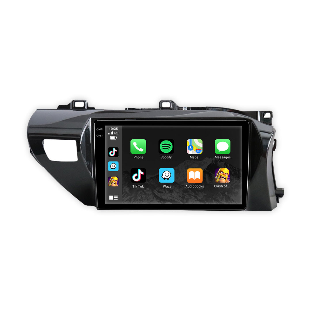 Toyota Hilux GR N80 (2015 - 2025) 10" 13.3" Wireless Android 16 Head Unit for Apple CarPlay / Android Auto