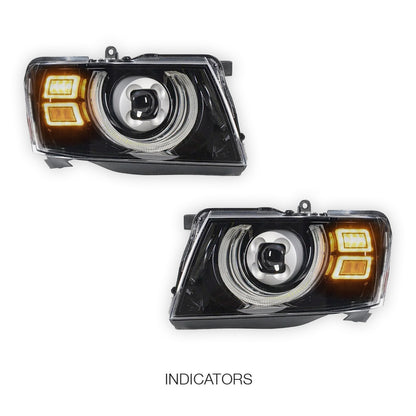 Nissan Patrol GU MK4 / Y61 (2005 - 2016) Full LED Headlights LH + RH