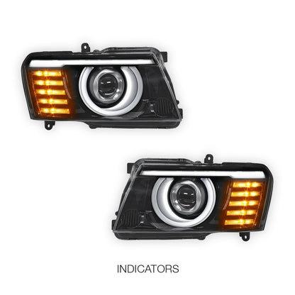 Nissan Patrol GU MK4 / MK5 / MK6 / MK7 / MK8 / Y61 (2005 - 2016) Full LED Laser Headlights LH + RH