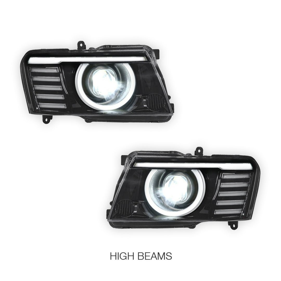 Nissan Patrol GU MK4 / MK5 / MK6 / MK7 / MK8 / Y61 (2005 - 2016) Full LED Laser Headlights LH + RH