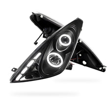 Toyota Celica (2000 - 2005) Black CCFL Angel Eyes Projector Headlights LH + RH