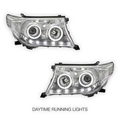 Toyota LandCruiser 200 Series VX / Sahara (2015 - 2021) LED With Auto Levelling & DRL Headlights LH + RH