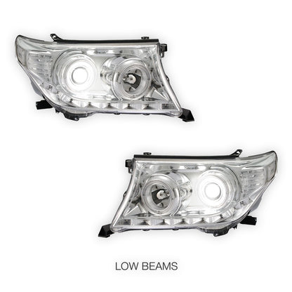 Toyota LandCruiser 200 Series VX / Sahara (2015 - 2021) LED With Auto Levelling & DRL Headlights LH + RH