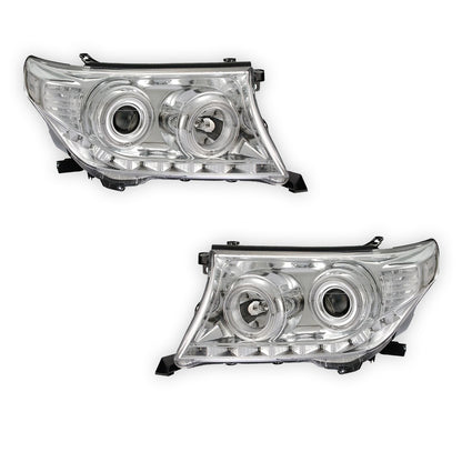 Toyota LandCruiser 200 Series VX / Sahara (2015 - 2021) LED With Auto Levelling & DRL Headlights LH + RH