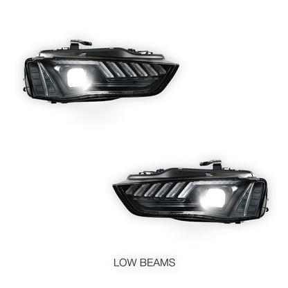 Audi A4 B8 (2012 - 2015) DRL Dual Beam Projector With Sequential Indicator Headlights LH + RH