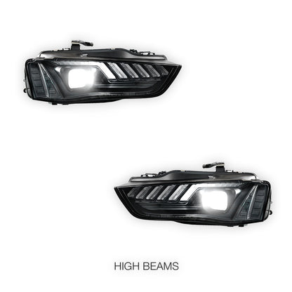 Audi A4 B8 (2012 - 2015) DRL Dual Beam Projector With Sequential Indicator Headlights LH + RH