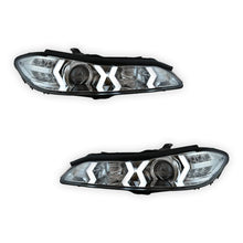 Nissan Silvia S15 (1999 - 2001) Crystal Clear LED 3D DRL Stripe Bar Projector With LED Indicators Headlights LH + RH